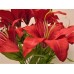 Tiger Lily Bush Satin 11 Artificial Silk Flowers 19" Bouquet 8225   192483474614